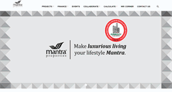 Desktop Screenshot of mantraproperties.in